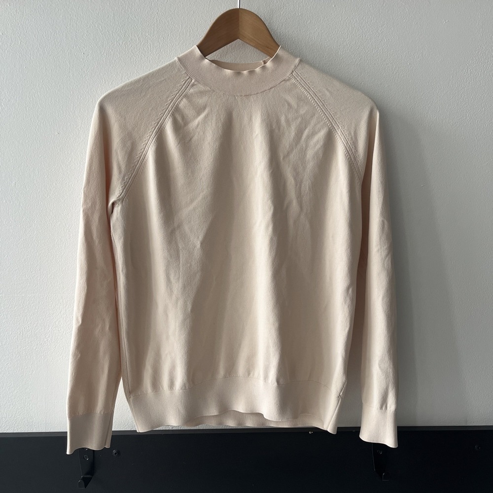 COS Bone Colored‎ Viscose Sweater, Small.